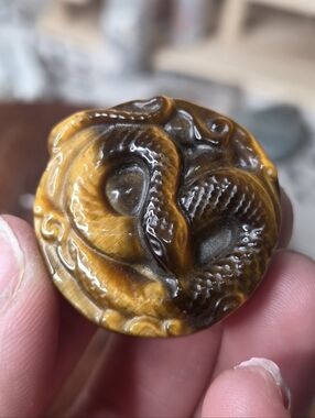 Tigers Eye Crystal Snake